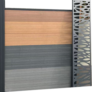 WPC FENCE WITH ALUMINUM
