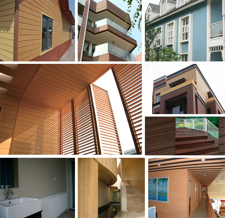 Modern Premium Indoor And Outdoor Wall Panel Boards Waterproof PVC WPC Decorative Slat Wood Fireproof Interior Paneling