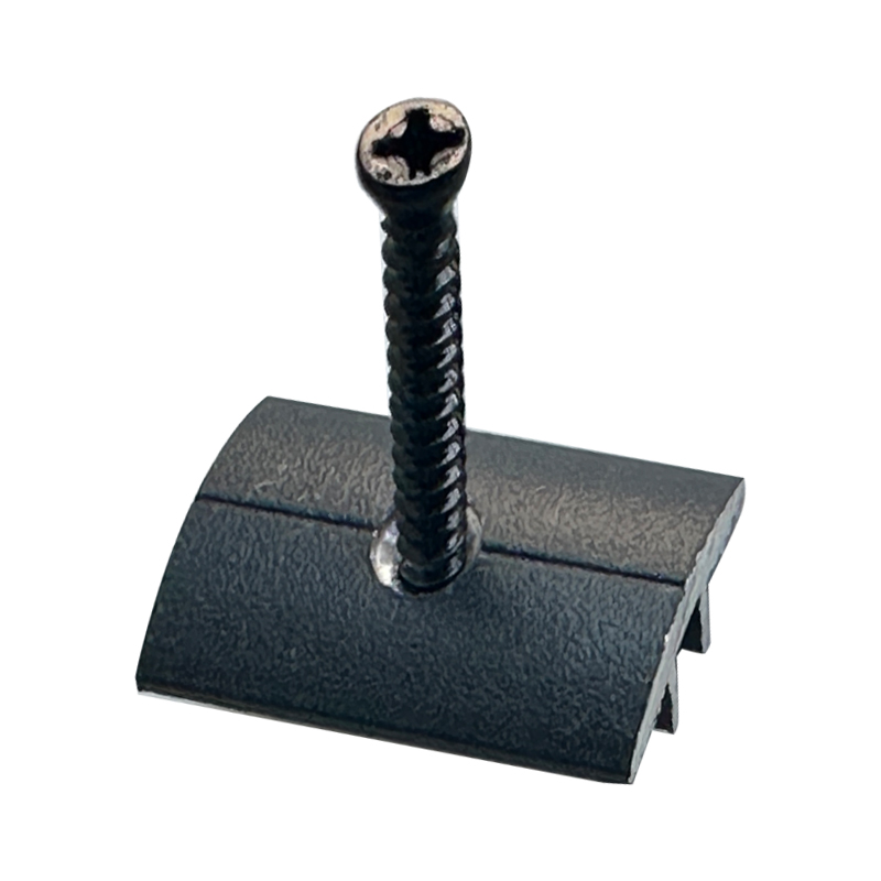 wood plastic composite deckind wall panel fence clips