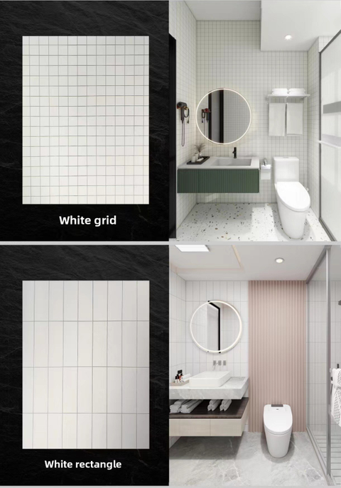 Waterproof SPC wall panels for bathroom