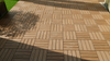 Co extrusion WPC composite DECKING TILE 300*300mm