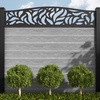 WPC FENCE WITH ALUMINUM