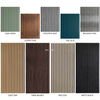 Multi color PET acoustic felt panel samples custom CNC cutting acoustic wall material