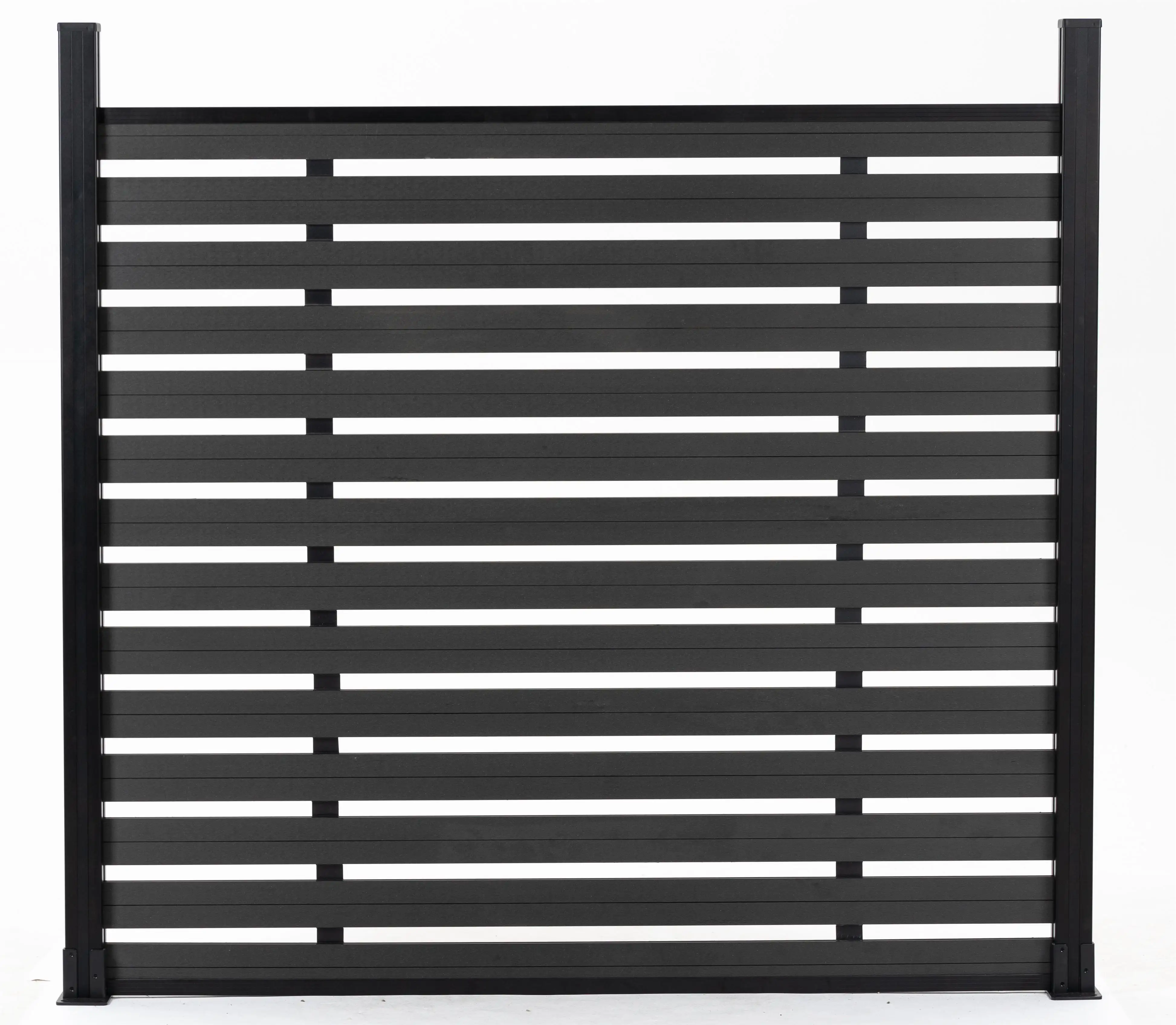 WPC outdoor fence park landscape composite railing waterproof