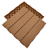 DIY interlocking WPC decking tiles outdoor patio flooring