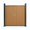 Modern Vertical Slat WPC Composite Privacy Fence Panel - Factory Direct