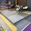 3D embossed co-extrusion composite deck board poolside flooring