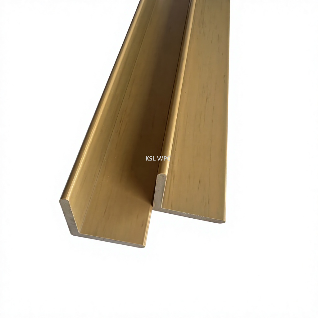 Color options for WPC L‑shape edge corner trim
