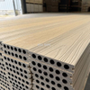 Solid double co-extruded composite deck cross section thick ASA capstock anti scratch