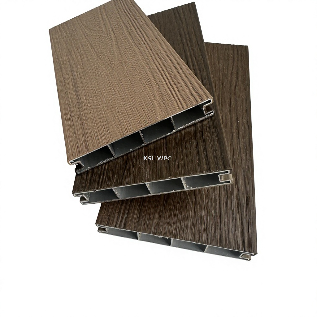 Anti-slip aluminum co-extruded WPC pool deck seaside salt resistant flooring