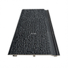 156x21mm Black Shou Sugi Ban WPC Exterior Wall Cladding Panel on Pure White Background