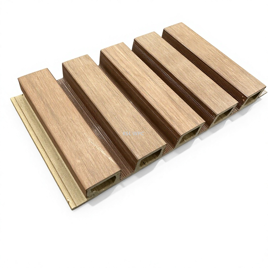 W33‑ASA ASA co‑extruded wall panel, wood‑plastic composite cladding, dimension drawing, color swatches, multiple colors available