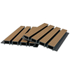 Waterproof Outdoor WPC Great Wall Cladding, Fluted Hollow Exterior Wall Panel Anti-UV