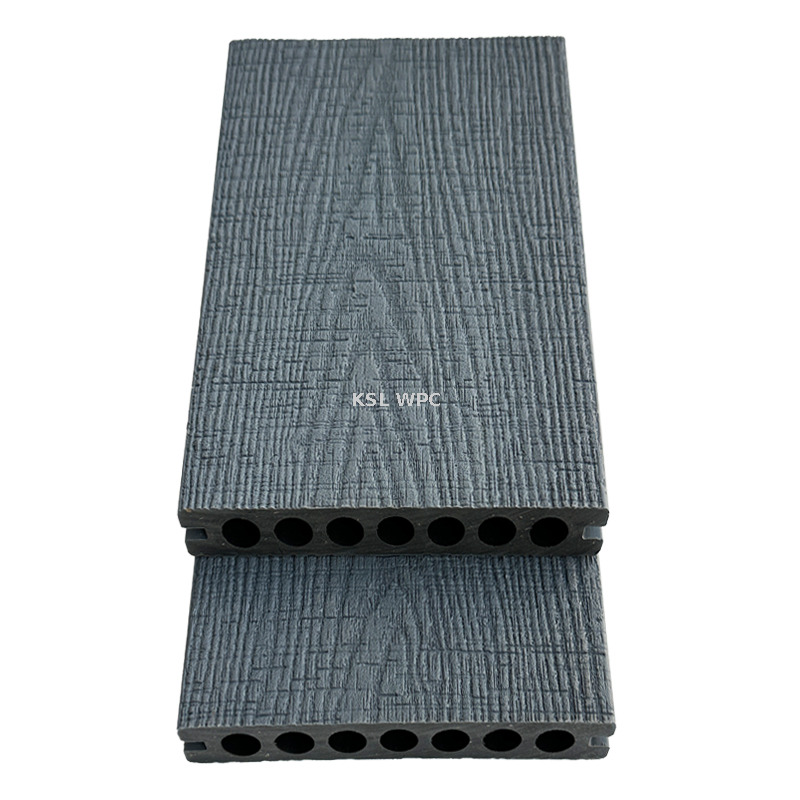 solid m shaped co extruded wpc deck 140x22mm