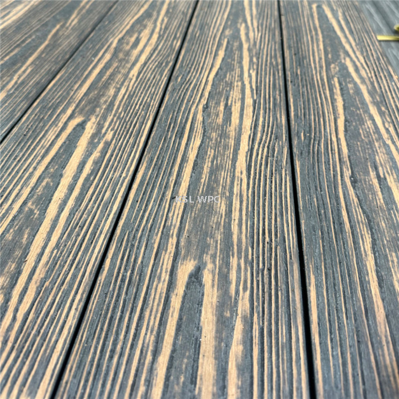 Hollow co-extrusion WPC decking pool surrounding waterproof floor
