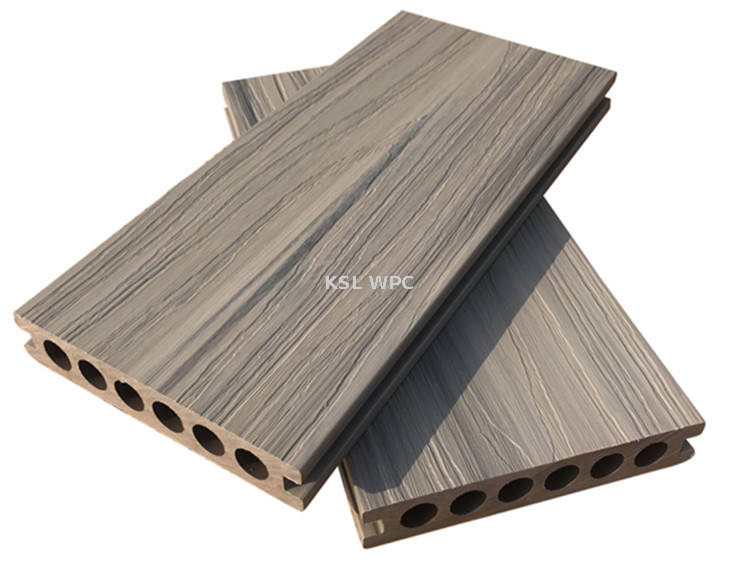Hollow co-extrusion WPC decking pool surrounding waterproof floor