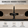Technical Specifications of 46x46mm WPC Decking Clip with 10g Weight and 7.5-8.3mm Slot 