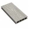 3D Embossed Wood Grain Texture on WPC Decking Board - Realistic Wood Look