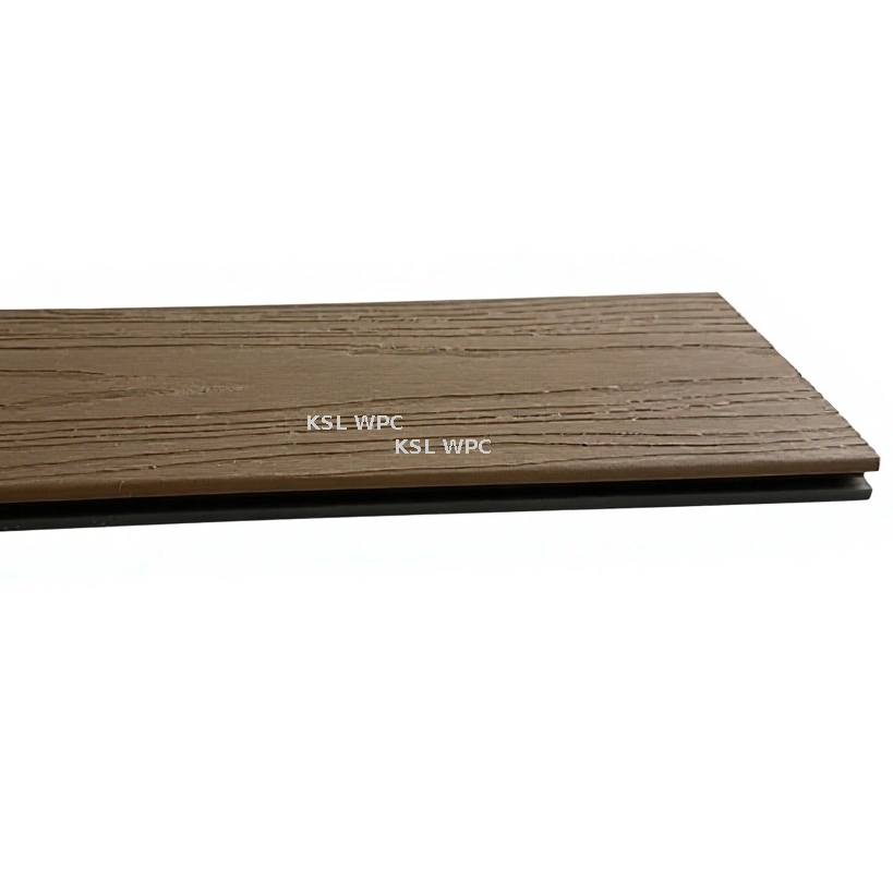 Solid Co-Extruded WPC Decking High Strength Outdoor Composite Flooring