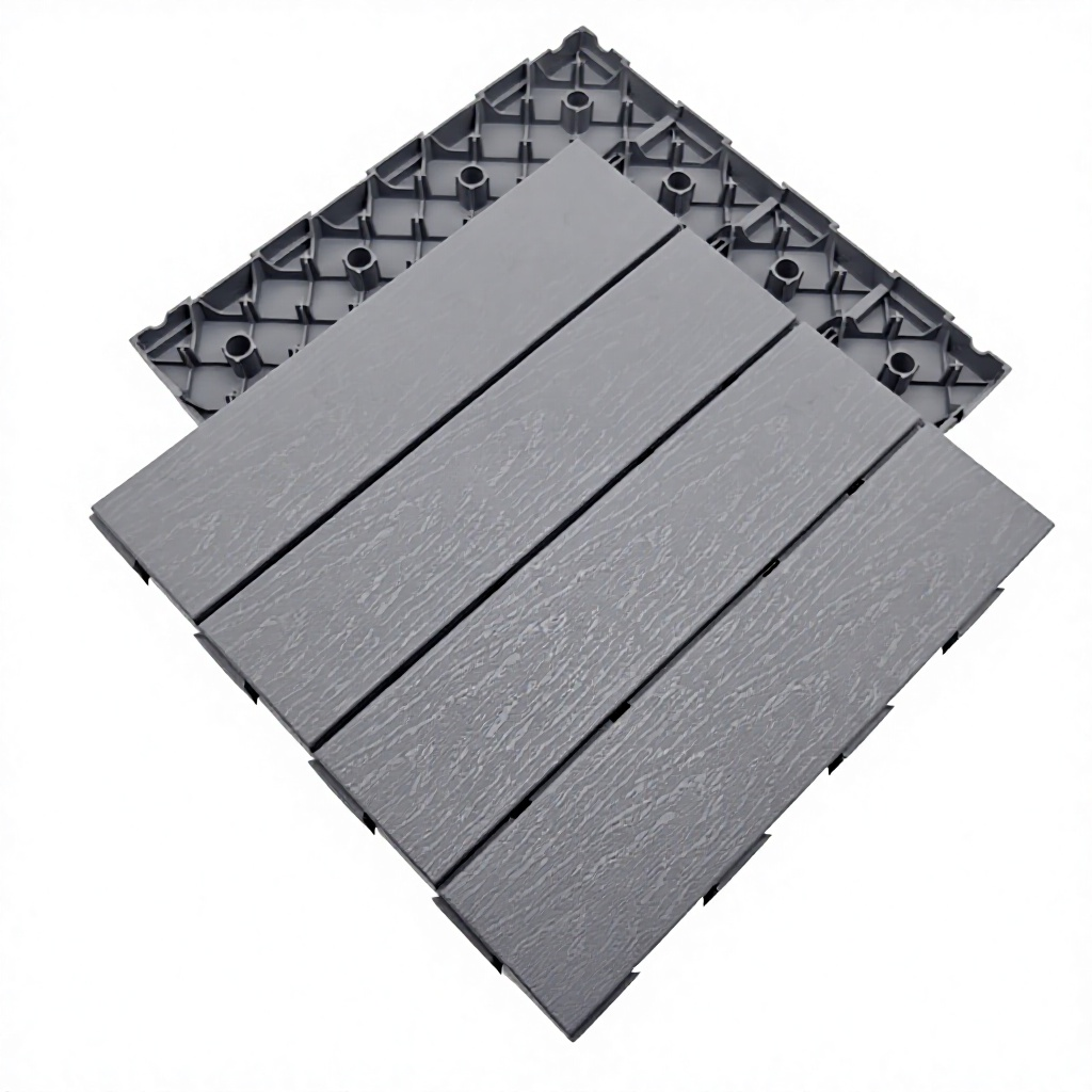DIY WPC Decking Tiles for Outdoor Garden Patio