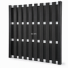 Modern Vertical Slat WPC Composite Privacy Fence Panel - Factory Direct