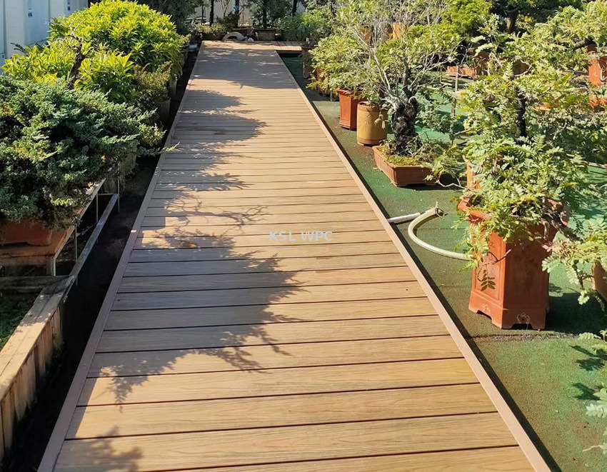 140*25mm Co-extruded WPC Decking | Anti-UV Waterproof Pool Deck Flooring