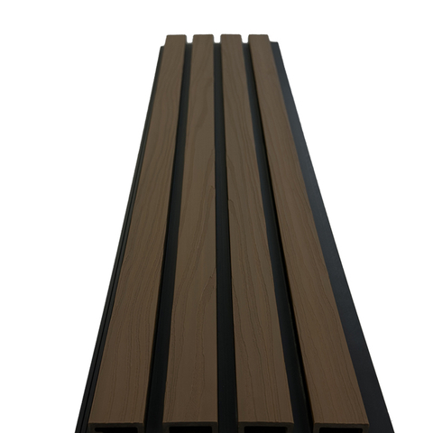 220x26mm WPC Great Wall Panel - Weatherproof Fluted WPC Wall Cladding