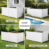 Waterproof Co-extruded WPC Garden Fence Wall Cladding Decking For Backyard