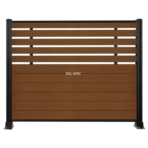 outdoor wpc privacy fence panels, co-extruded composite fencing for backyard garden