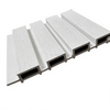 Cream white slat wall panel bedroom headboard decoration