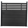 Eco-friendly WPC fence durable low maintenance composite fence