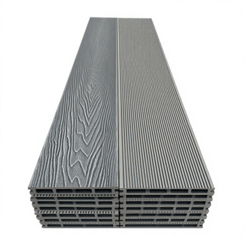 KSL 3D embossed wood grain WPC decking realistic wood look