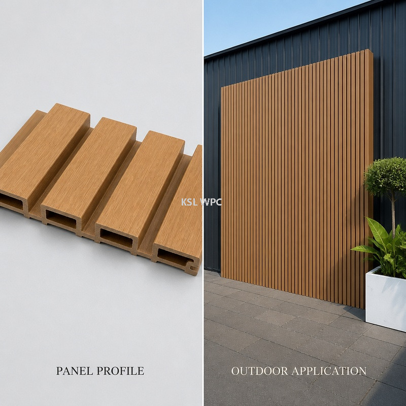 Verified Manufacturer Co-Extruded WPC Wall Cladding Outdoor WPC Wall Panel CE ISO9001 ISO14001 Extended Warranty