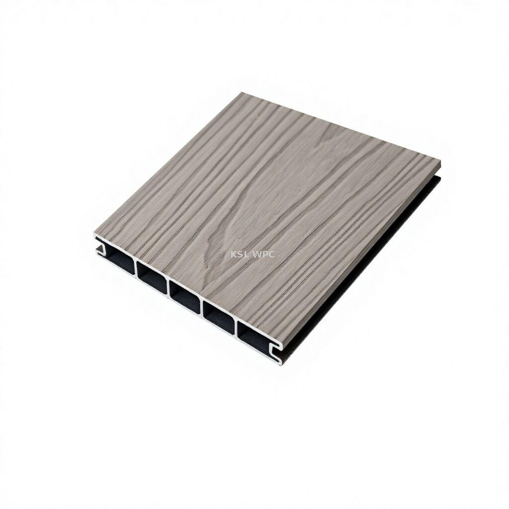 Aluminum core WPC decking co-extruded flooring for swimming pool