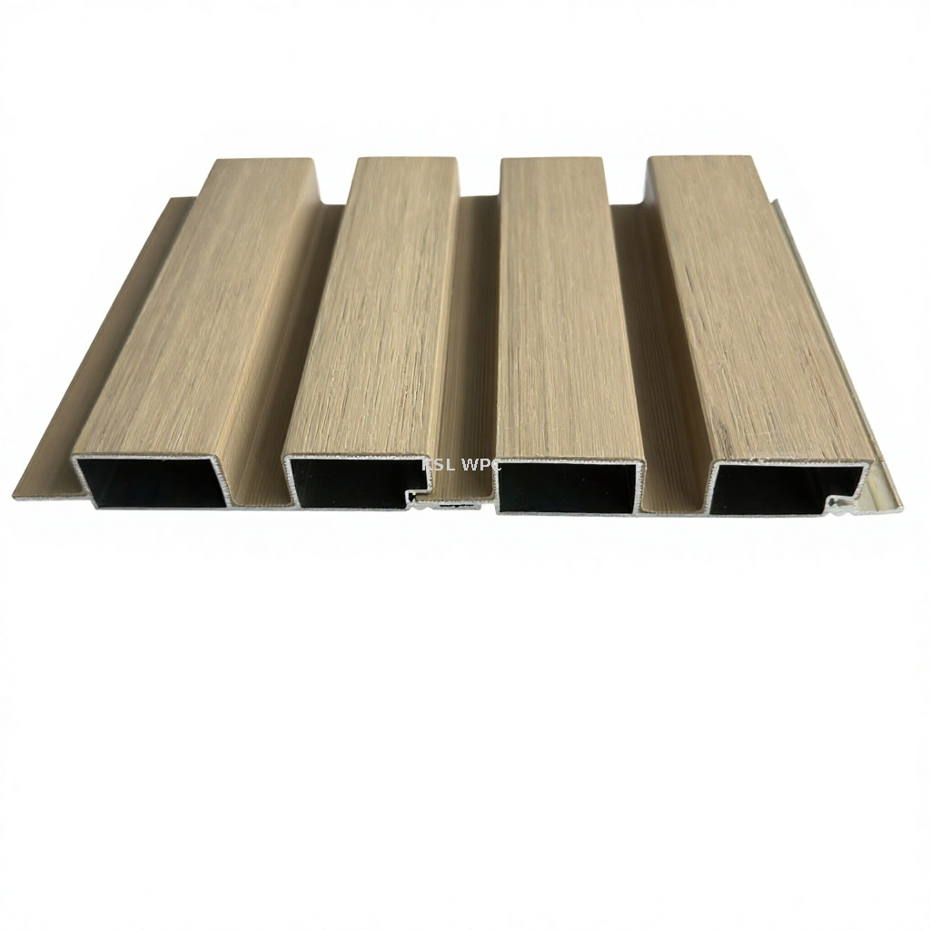 Wood grain aluminum WPC Great Wall panel for exterior cladding