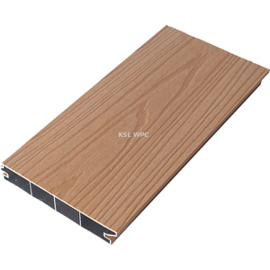 Aluminum core co-extruded WPC decking low expansion composite floor