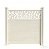 95% Recycled Raw Material WPC Fence Zero Formaldehyde Eco Composite Garden Screen