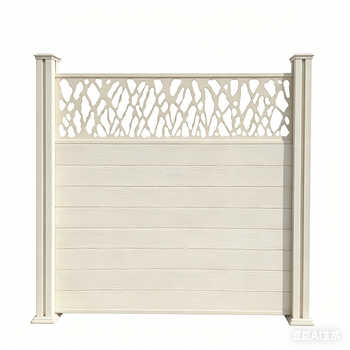 KSL WPC Co-extrusion WPC Privacy Fence Panel, Anti UV Waterproof Composite Garden Yard Fence With Aluminum Post | Factory Supplier