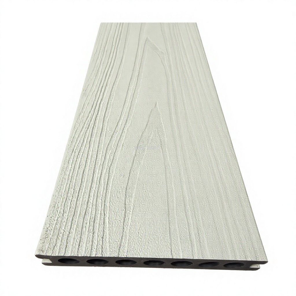 Hollow ASA co-extruded decking anti-slip outdoor WPC flooring for garden patio