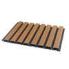Waterproof Outdoor WPC Great Wall Cladding, Fluted Hollow Exterior Wall Panel Anti-UV