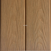 Deep embossed wood grain texture on composite wall panel