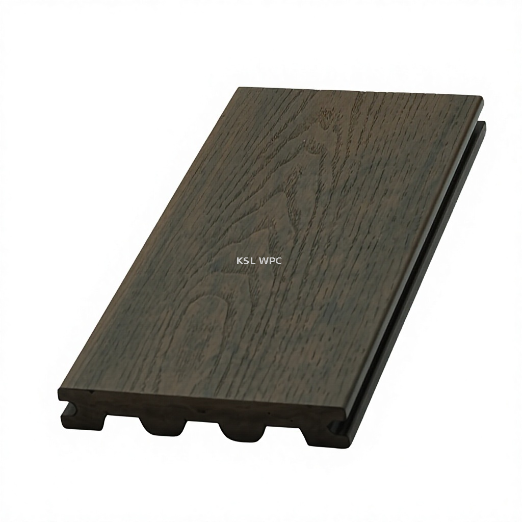 Solid Co-extrusion Outdoor Flooring Swimming Pool Anti-slip Composite Deck