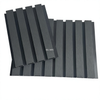 Close up of composite great wall board profile showing deep groove and 219x26mm size
