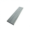 co-extruded dark grey WPC deck edge trim L shape patio skirting