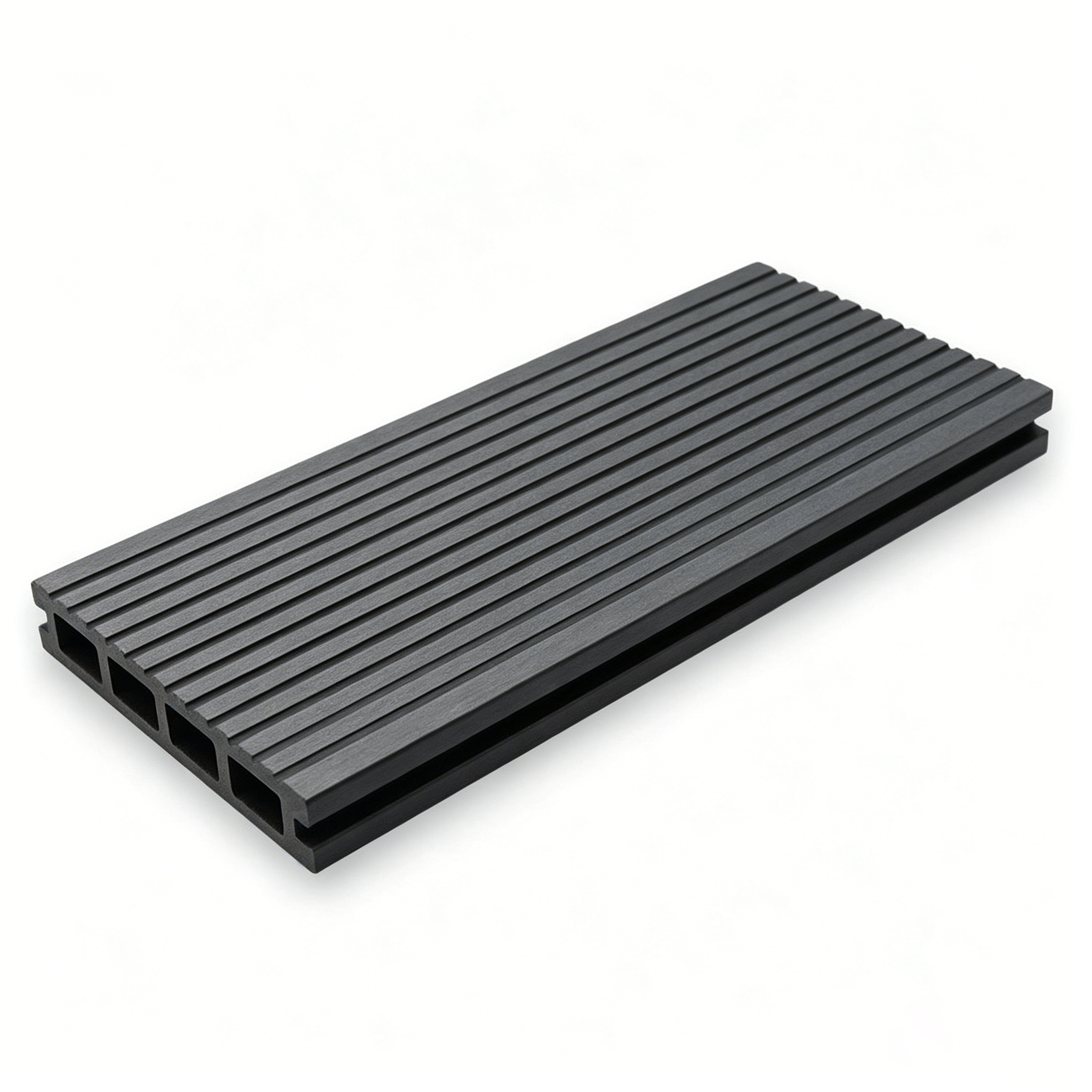 Traditional WPC Flooring Outdoor Patio Standard Non Co-extruded Decking