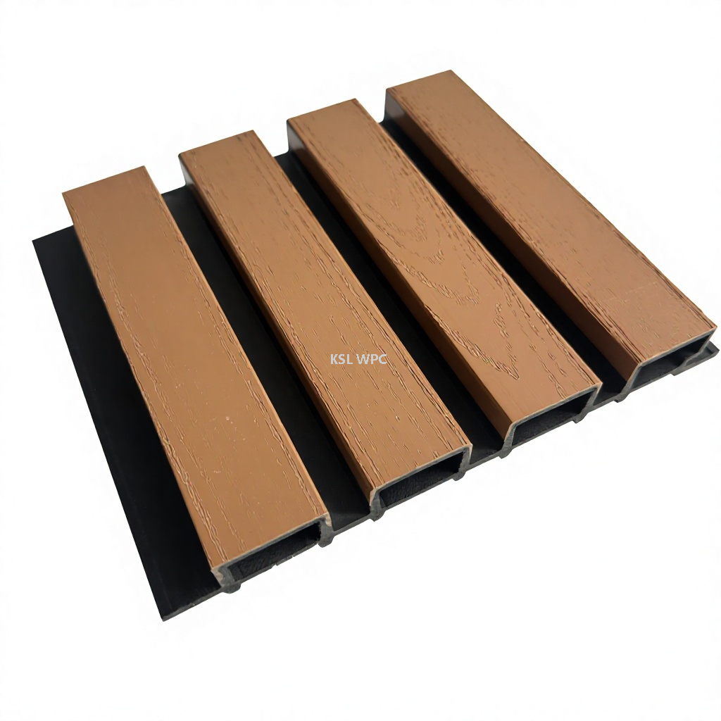 W33‑ASA ASA co‑extruded wall panel, wood‑plastic composite cladding, dimension drawing, color swatches, multiple colors available