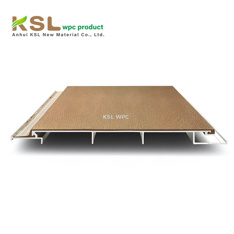 Aluminum WPC wall panel wood grain exterior cladding