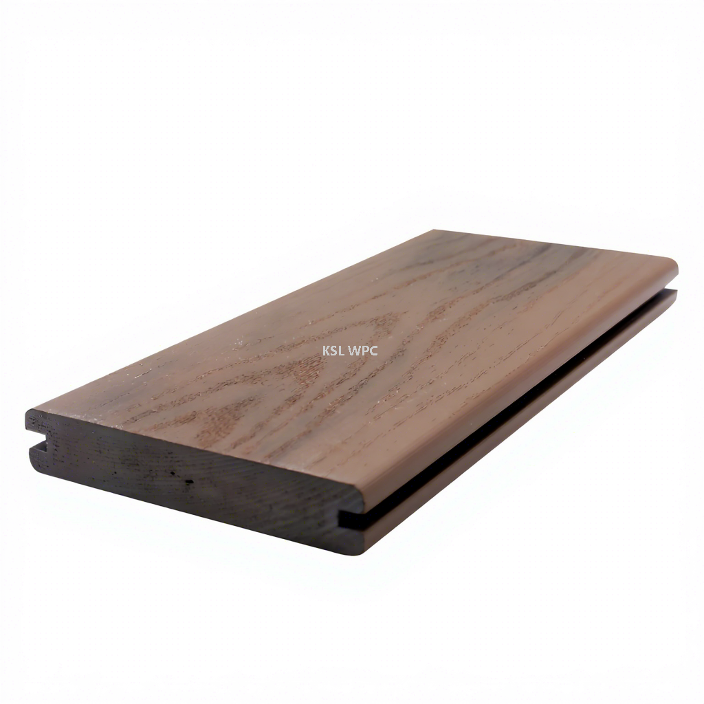 Solid ASA Co‑extruded WPC Outdoor Decking Weather Resistant For Commercial Project