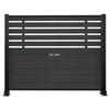 outdoor wpc privacy fence panels, co-extruded composite fencing for backyard garden