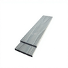 co-extruded dark grey WPC deck edge trim L shape patio skirting